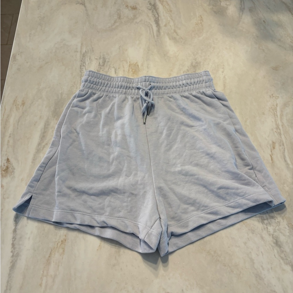 Like New Baby Blue Size Small Sweat Shorts.
